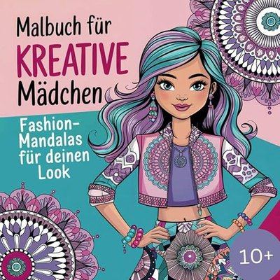 Fashion-Mandalas für Mädchen
