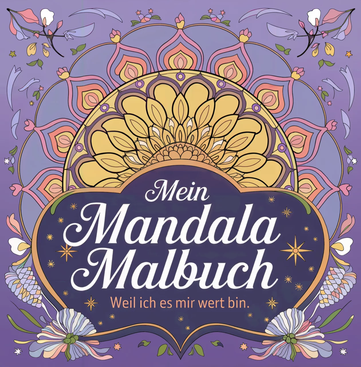 Mein Mandala Malbuch – Buchcover