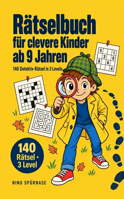 Rätselbuch für clevere Kinder ab 9 Jahren